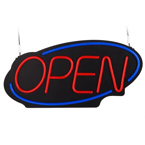 Led Neon Open Sign 20x10 24x12 315x157 Inch Wall Storefront