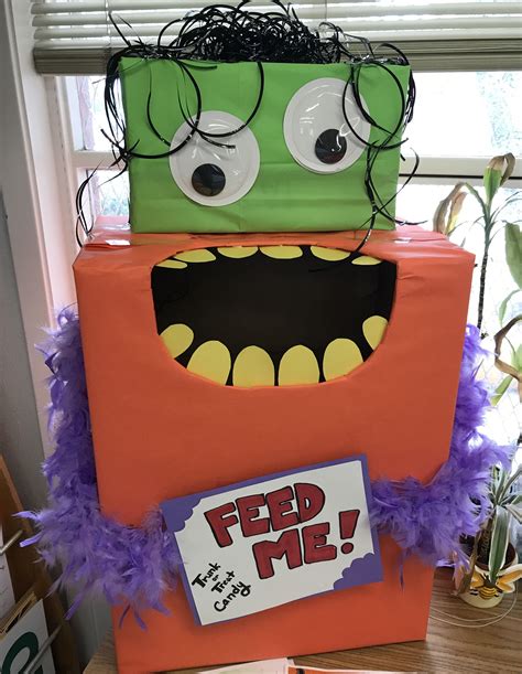 Spooky Donation Box For Trunk Or Treat Candy