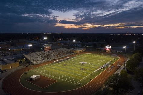 ↑playing field, ↑athletic field, ↑playing area, ↑field • part holonyms: High school reenacts murder of 2 SWAT officers at football game halftime