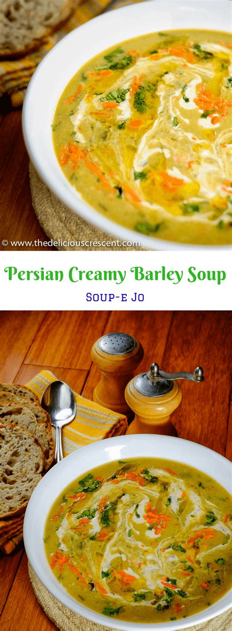 persian cream of barley soup soup e jo the delicious crescent