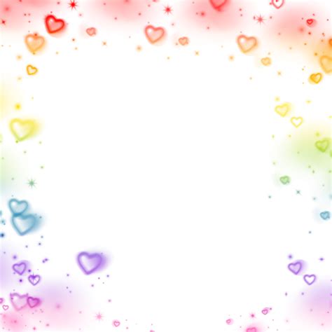Aesthetic Heart Overlay Png Wallpaper Png