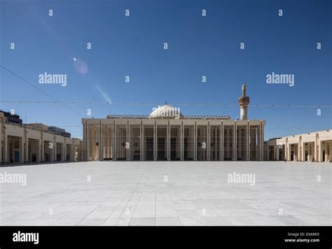 courtyard, Grand Mosque, Masjid al-Kabir, Kuwait City, Kuwait Stock