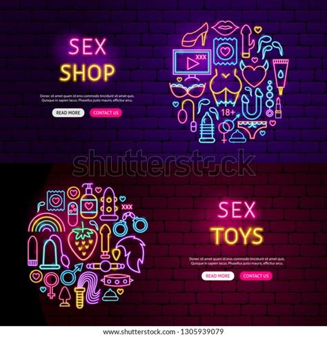Sex Website Banners Vector Illustration Adult Stock Vector Royalty Free 1305939079 Shutterstock