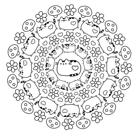 Dernière Dessin De Chat Kawaii A Colorier  Bethwyns Project