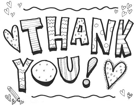 Edit the text to include the name of the person receiving your. Cute Printable Thank You Sign {FREE Coloring Page} | Skip ...