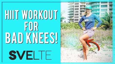 Hiit Workout For Bad Knees Hiit Leg Workout Youtube