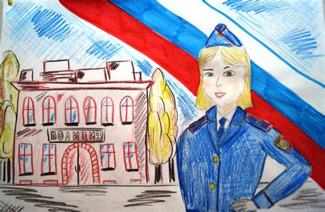 В Лотошино полицейские и общественники подвели итоги конкурса детского рисунка «Мои родители ...