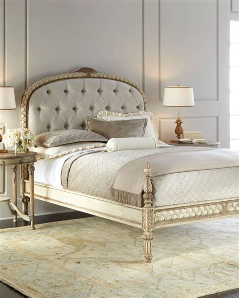 John Richard Collection Beatrice Tufted Queen Bed Bedroom Furniture