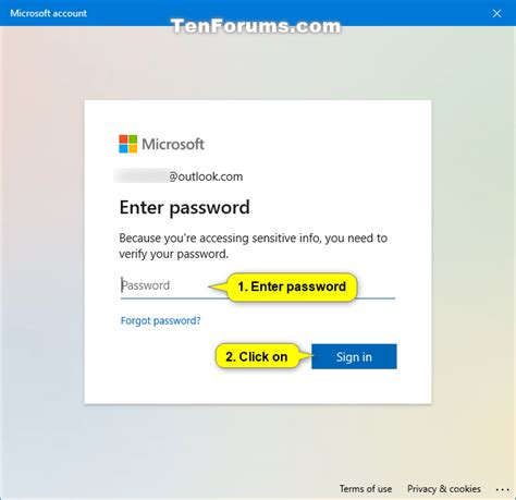 Add Pin To Your Account In Windows 10 Tutorials
