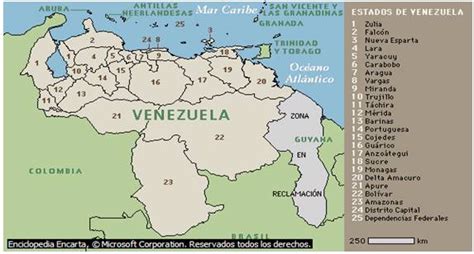 Mapa De Venezuela Con Sus Estados Y Capitales Para Colorear Imagui