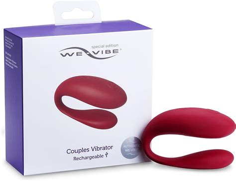 Amazon Com We Vibe Couples Vibrator Dual Motor Rechargeable Clitoral G Spot Toy Red Health