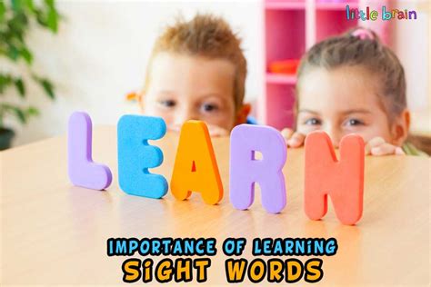 Why Is It Important For Students To Learn Sight Words