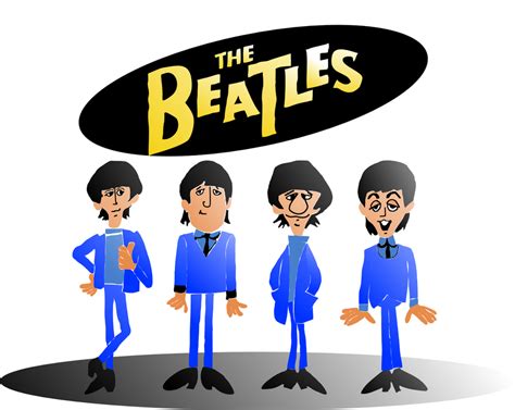 The Beatles Cartoon Logo Design Paint By Yoblowit19 On Deviantart
