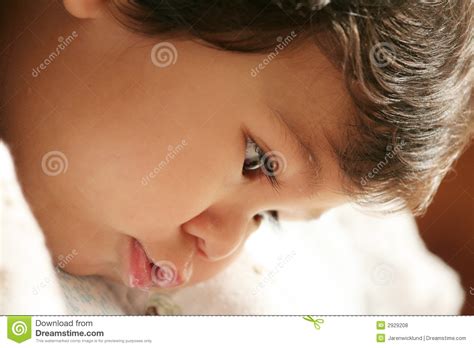 Baby Boy Quietly Playing stock photo. Image of sweet, eyes - 2929208