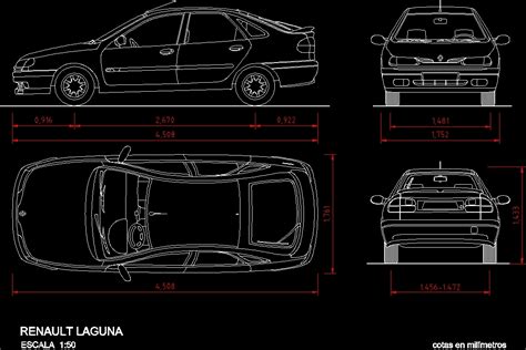 Autocad Car Design With Dimensions
