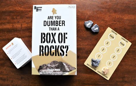 Trivia Game Review Giveaway Are You Dumber Than A Box Of Rocks Emily Reviews