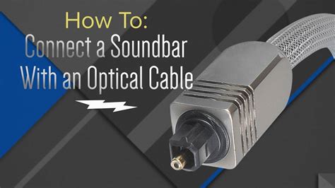 Why Does The Sound On My Tv Keep Cutting Out - How to: Hook Up Your Soundbar With An Optical Cable - YouTube