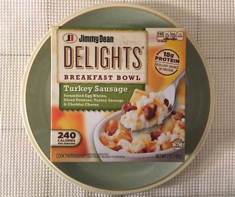 Jimmy Dean Delights Turkey Sausage Breakfast Bowl Review Freezer Meal