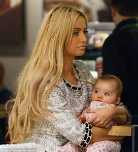 Chantelle Houghton Dotes On Daughter Dolly As They Take A Breather From