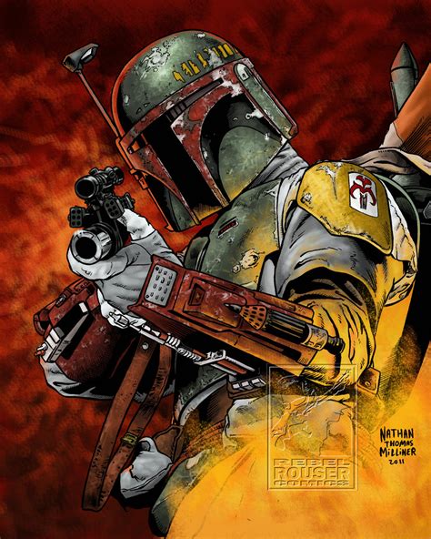 Boba Fett paintings