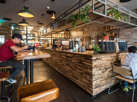 Rolled bamboo with solid fitted timber adds extra reinforcement, while individual pole spacing is ideal for those seeking privacy over protection. Coffee Shop Design | Coffee Interior Design | Coffee Shop ...