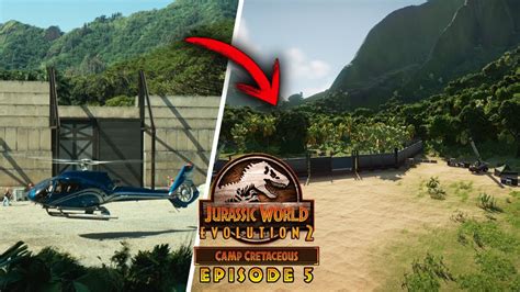 How To Build Indominus Rex Enclosure Camp Cretaceous Park Build 5 Jurassic World