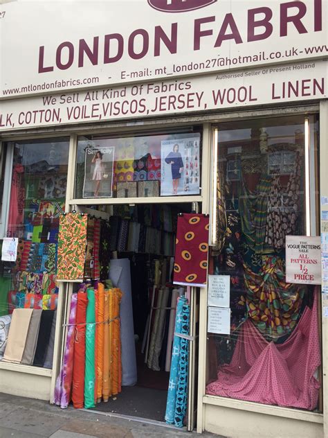 Fabric shopping at Goldhawk Road » Wanderstitch | Fabric shop display