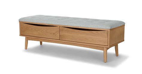 Culla Walnut Bench | Bedroom bench modern, Modern storage ...