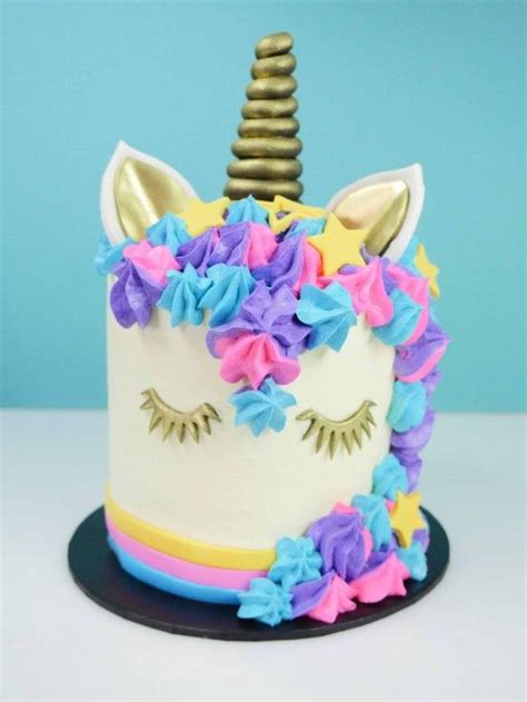 How to make a unicorn cake without fondant marshmallows margaritas. Easy Unicorn Cake | Recipe | Easy unicorn cake, Unicorn cake design