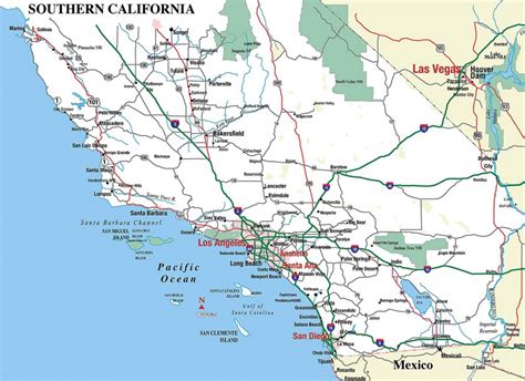 Map Of Southern California Beach Cities Printable Maps