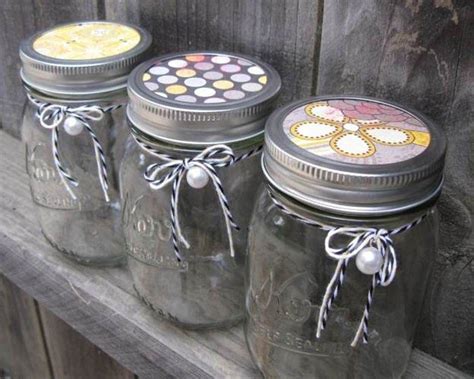 Trs Decorative Canning Jar Lids So Pretty Mason Jar Decorations