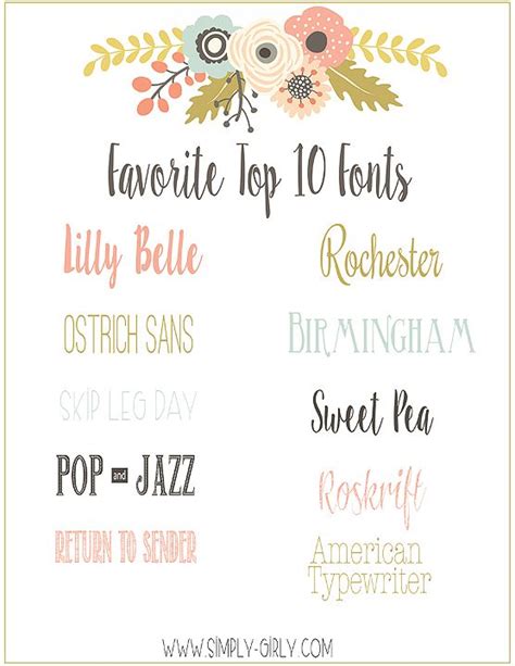 Free download of stage font. Simply Girly: Favorite Fonts | design & style | Pinterest ...