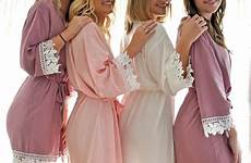 robes robe bridesmaids bride batas miss novia chicwedd damas sold