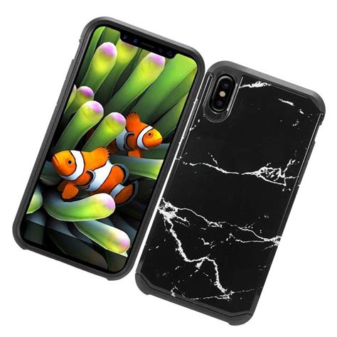 Insten Marble Hard Hybrid Plastic Tpu Case For Apple Iphone Xs Max