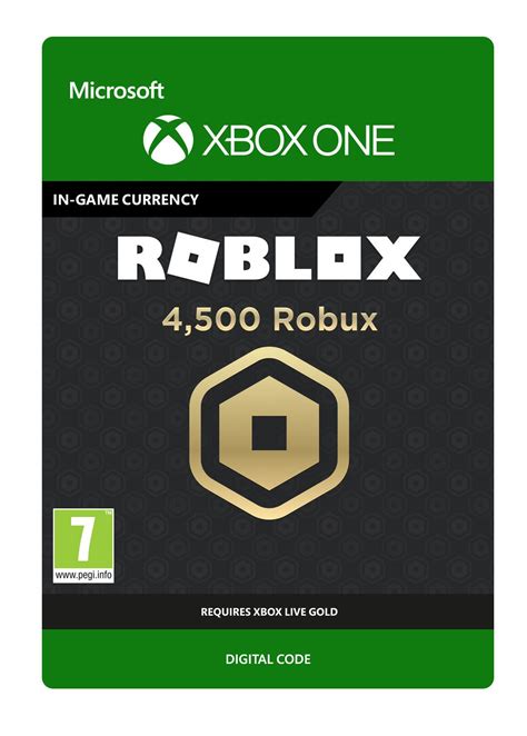 4500 Robux För Roblox Xbox One Spel