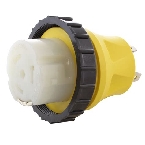 Ac Works Rv 30a Tt 30p Plug To Ss2 50r Rvmarine 50a Compact Adapter