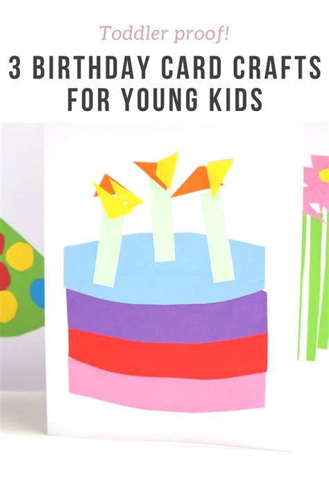 How To 3 Easy Birthday Card Crafts To Do With Toddlers Simple
