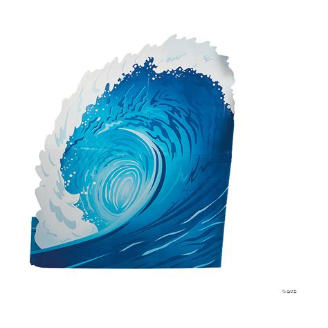 Surf Wave Cardboard Stand Up Oriental Trading