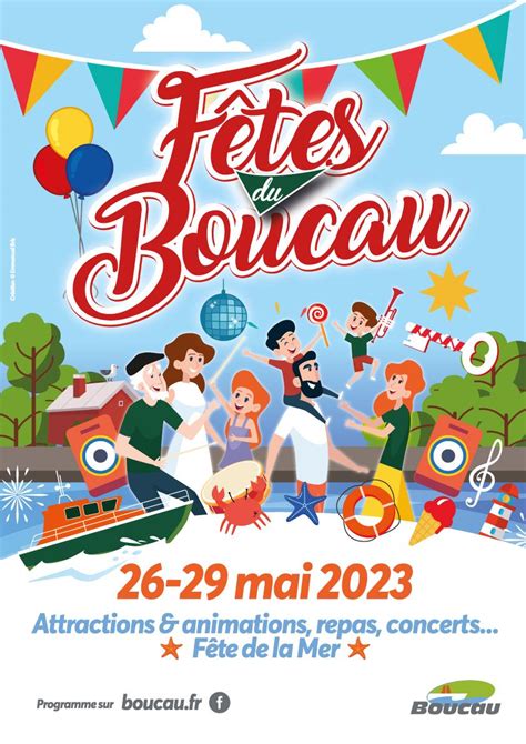 Programme des fêtes du Boucau du 26 au 29 mai 2023 Mairie de Boucau