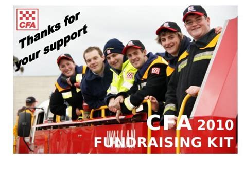 Cfa Fundraising Kit Country Fire Authority
