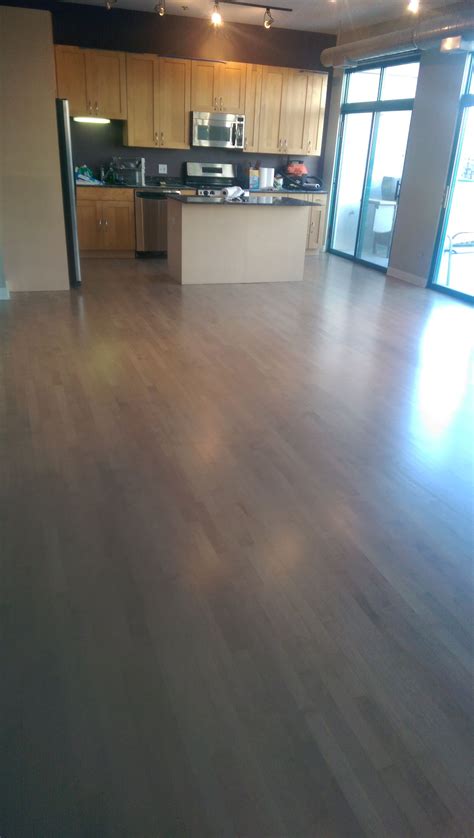 I really really love the grey stain. Bona Grey stain | Maple wood flooring, Maple hardwood ...