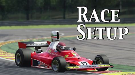 Assetto Corsa Race Setup Ferrari T Spa Base Setup Youtube