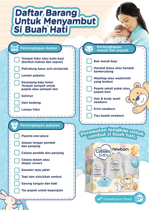 persiapan perlengkapan melahirkan - Max King
