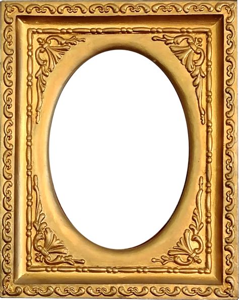 Gold Picture Frame (PNG Transparent) | OnlyGFX.com