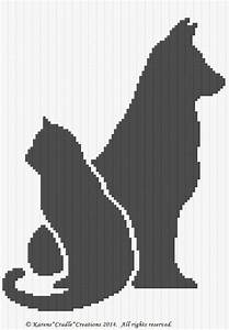 Crochet Patterns Cat And Dog Graph Afghan Pattern Chart