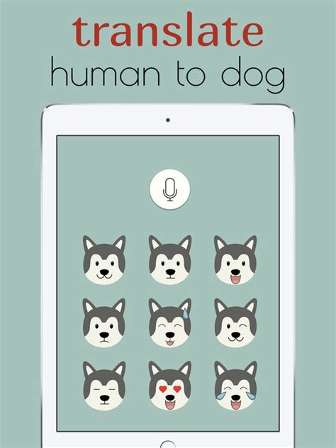 Dog translator simulator offers a function for recording sounds with which you can record your voice. App Shopper: Human to dog translator Husky communicator ...