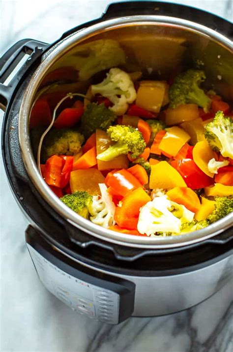 Instant Pot Steamed Vegetables Quick Easy Eating Instantly