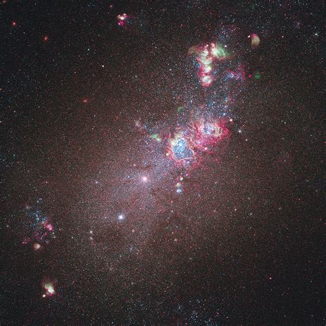 Jean Baptiste Faure Dwarf Galaxy Ngc 4214 By Hubble A Star Formation