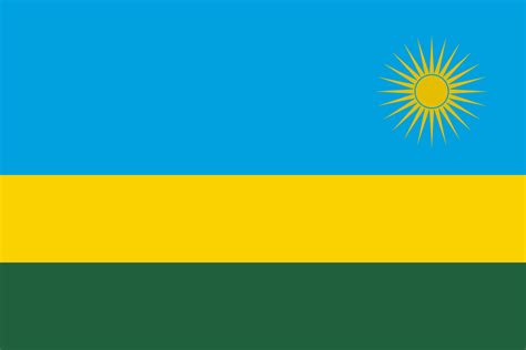 Rwanda Flag Printable Flags