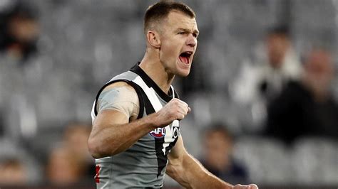 Afl 2021 Collingwood V Port Adelaide Power Claims One Point Victory